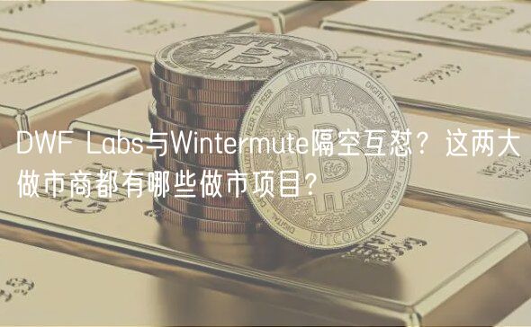 DWF Labs与Wintrmut隔空互怼？这两大做市商都有哪些做市项目？