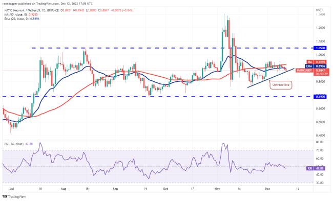 价格分析 12／13：SPX、DXY、BTC、ETH、BNB、XRP、DOGE、MATIC