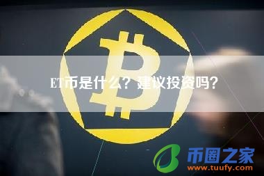 ET币是什么?建议投资吗?