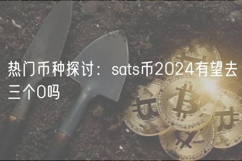 热门币种探讨：sats币2024有望去三个0吗