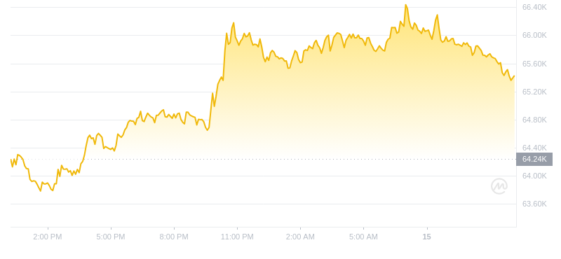 2024年10月15日比特币价格