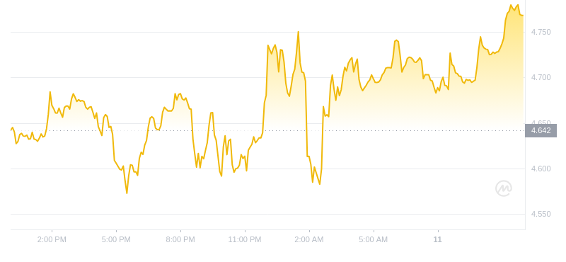 2024年10月11日RUNE币价格