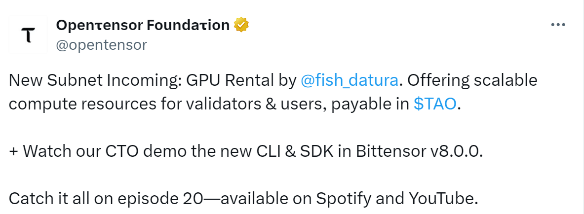 深度解析:子网代币dTAO将对Bittensor币价产生何种影响?