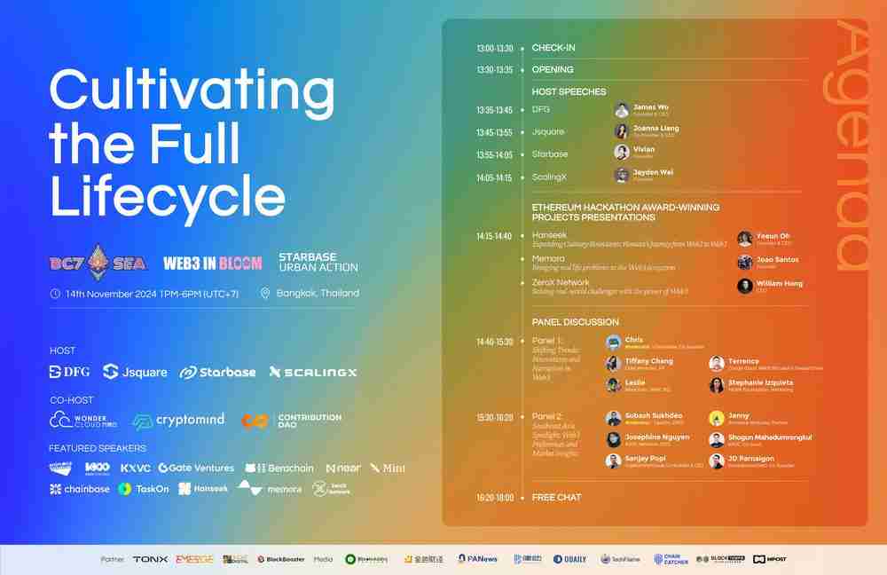 DFG 将在 Devcon 2024 上举办活动Cultivating the Full Lifecycle